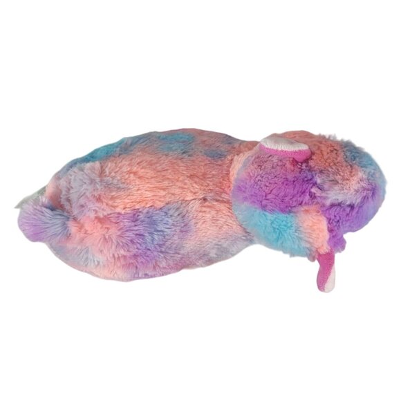 Kellytoy Rainbow Llama Plush Pink Blue 10" Standing Alpaca Justice Tie Dye 2018 - Picture 7 of 10